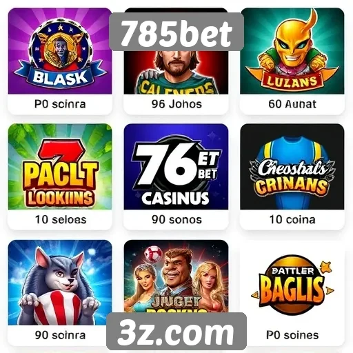 Análise das opções de jogos disponíveis no 785bet